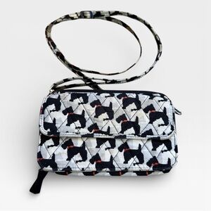 Vera Bradley All-In-One Crossbody Wallet - Retired Scottie Dogs Pattern
